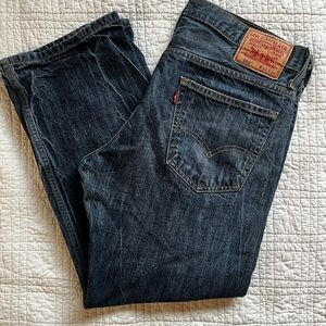 Levi's Men's Dark Blue Straight Jeans